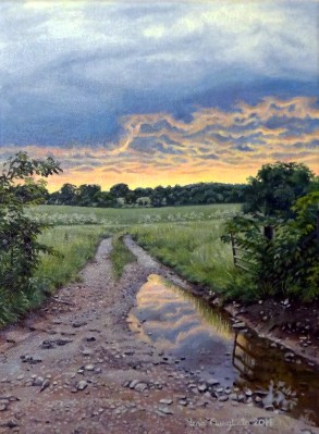 "A Goodnight Rain" Oil